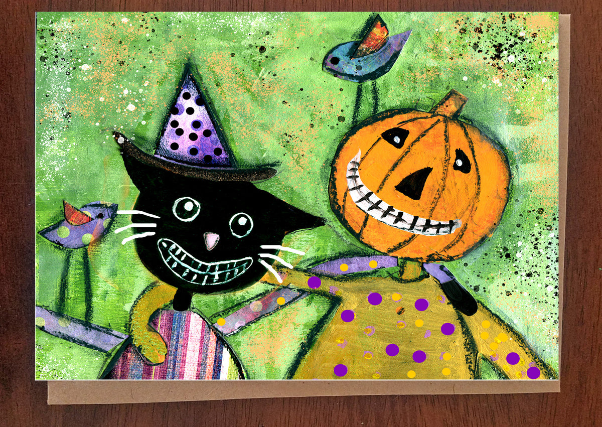 Halloween Friends..Greeting card