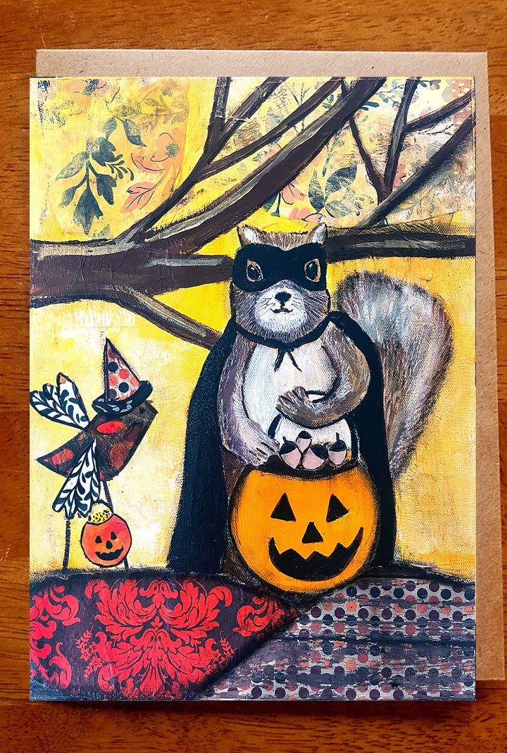 The Masked Squirrel...Greeting Card