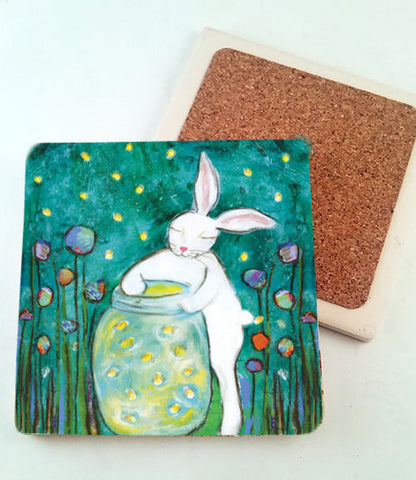 Collecting Fireflies...... absorbant stone coaster