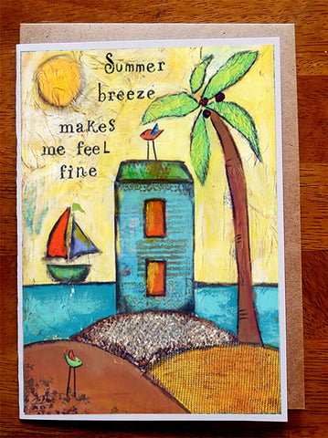 Summer Breeze....5 x 7  Greeting Card