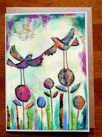 Together At Last....5 x 7. Greeting Card