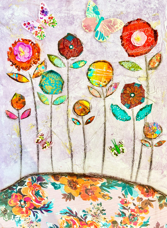 "Spring Fling"  18" x 24"   Original Painting