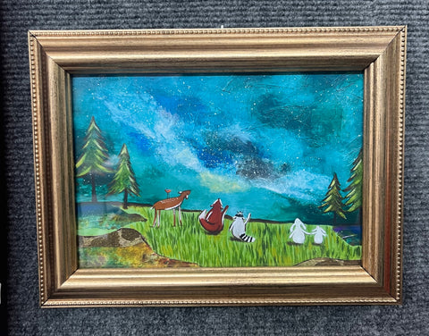 Horizon framed print