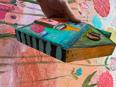 Love...Mixed Media House, Wall Hanging