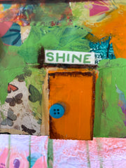 Love...Mixed Media House, Wall Hanging