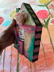 Love...Mixed Media House, Wall Hanging