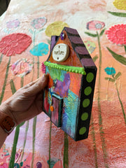 Love...Mixed Media House, Wall Hanging
