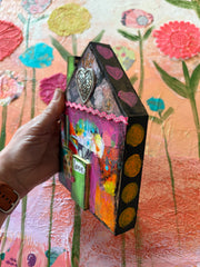 Love...Mixed Media House, Wall Hanging
