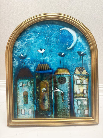 Midnight Village...Framed print
