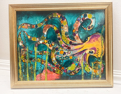 Octopus...Framed print