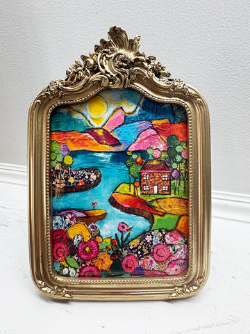 Mountain Retreat..Framed print