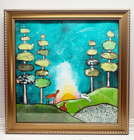 Chasing the Sunset...Framed print