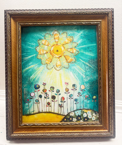 Sun...Framed print