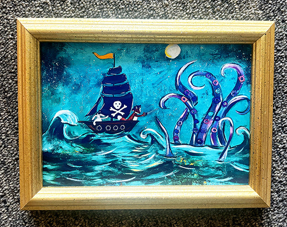 Shiver Me Timbers....Framed print