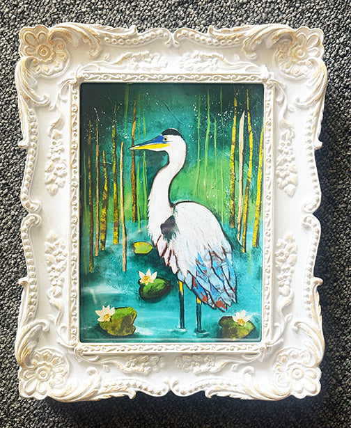 Blue Heron ...Framed print