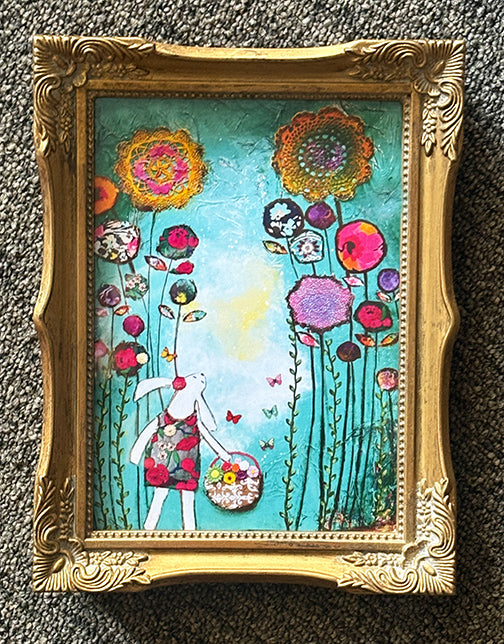 Bunny in the Meadow...Framed print
