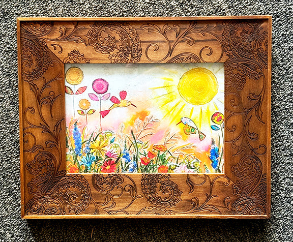 Radiance in Bloom..Framed print