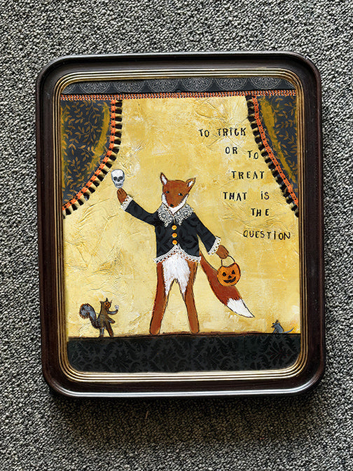 To trick or to treat...Framed print