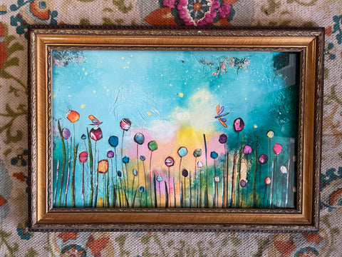 Dragonflies at Dusk...Framed Print