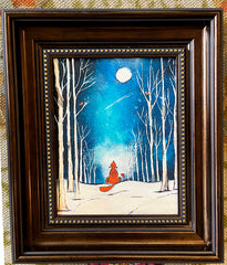 Go Where the Peace Is..Framed Print