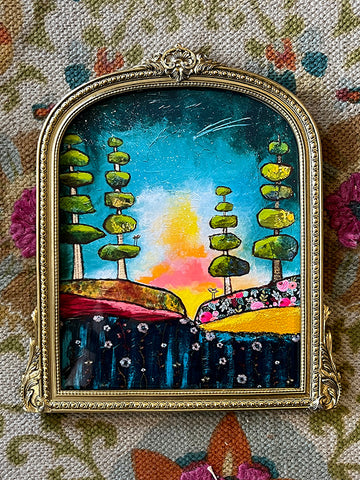 In the Valley..Framed Print