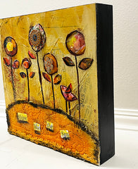 Shine Like the Sun 8" x 8"  Original Painting
