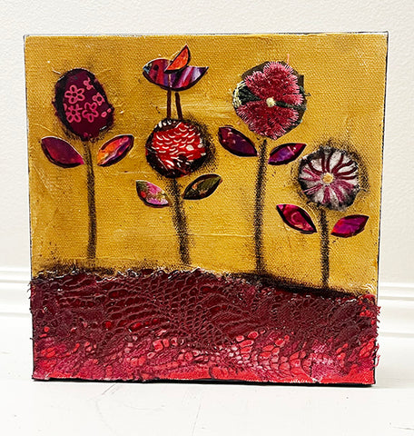 Cherry Blooms 8" x 8"  Original Painting