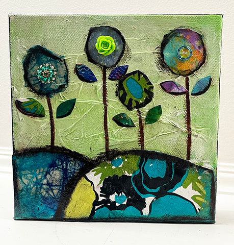 Joyful Song  8" x 8"  Original Painting