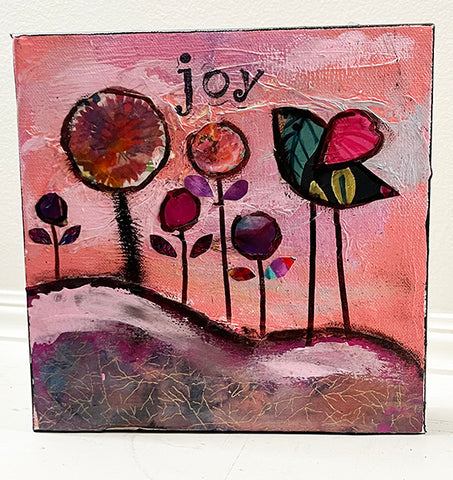 Joy  8" x 8"  Original Painting