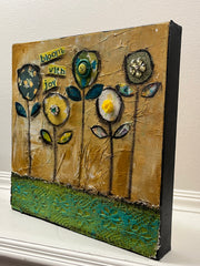 Bloom with Joy 12”x 12" Original Painting