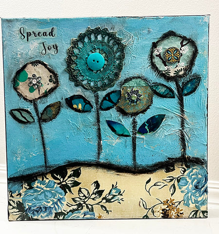 Spread Joy 12”x 12" Original Painting