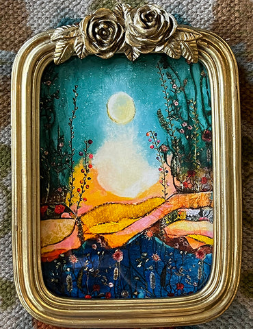 Moonlight in the Valley...Framed Print