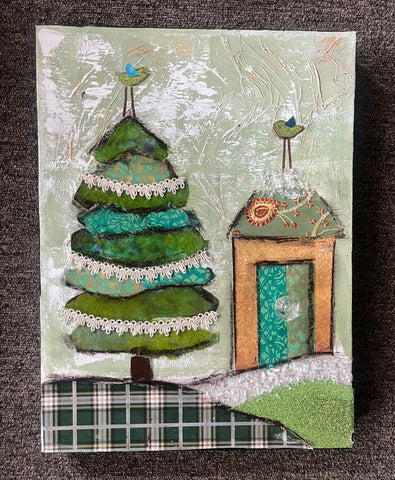 Home for the Holidays ... 12" x 16" Original Painting