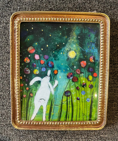 Bunny in the Moonlight...framed print