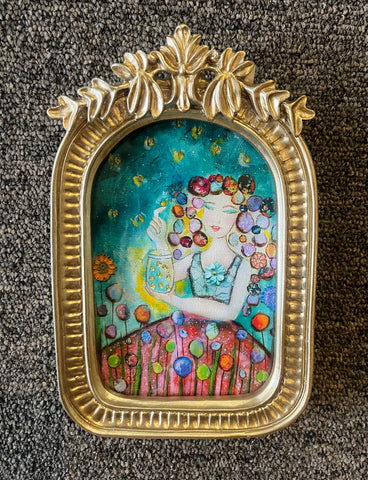 Firefly Girl  Framed Print