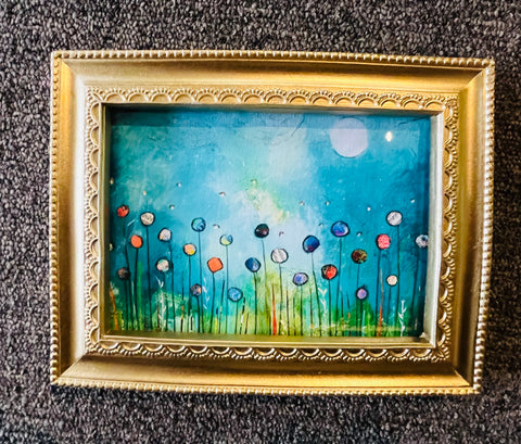 Moonlight Meadow Framed Print