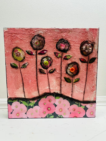 Spring Fling 12”x 12" Original Painting