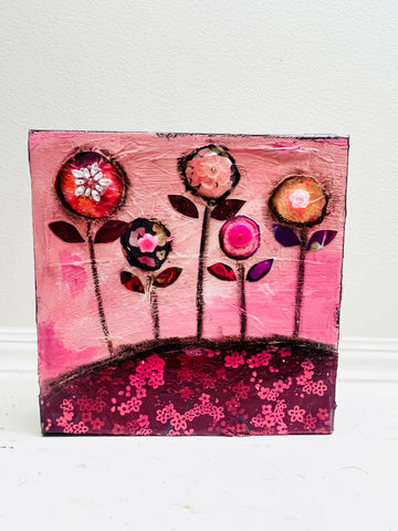 Joyful Day 8”x 8" Original Painting (Copy)