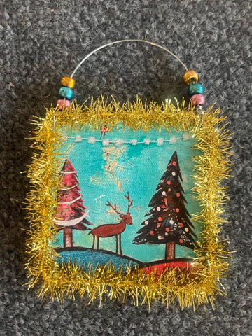 Christmas Deer Ornament