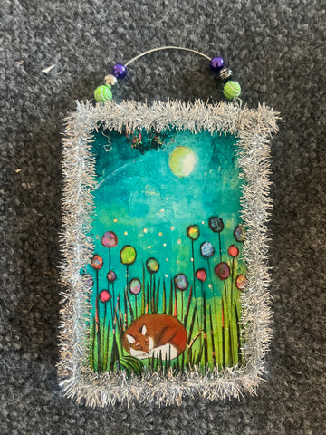 Naptime Fox Ornament