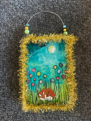 Naptime Fox Ornament