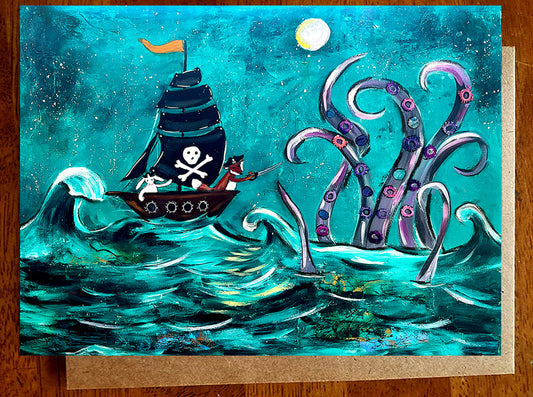 Shiver Me Timbers..... Greeting Card