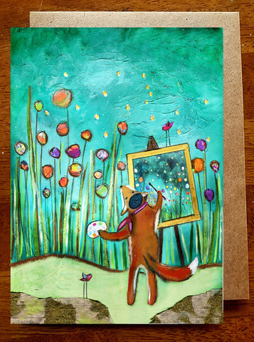 Plein Air Artiste..... Greeting Card