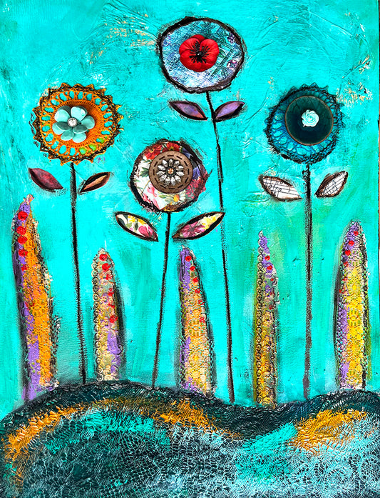 "Bedazzled"  18" x 24"   Original Painting