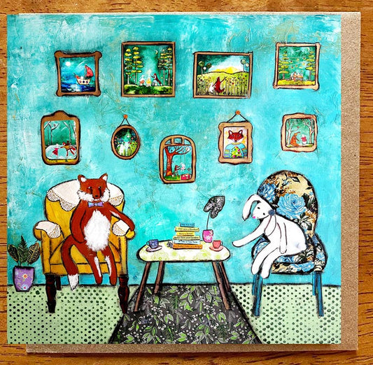 Better Dens and Gardens Cover Shoot... 5 x 5 greeting card
