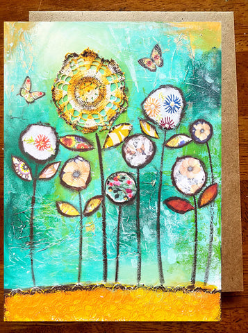 Joyful Garden.... Greeting Card