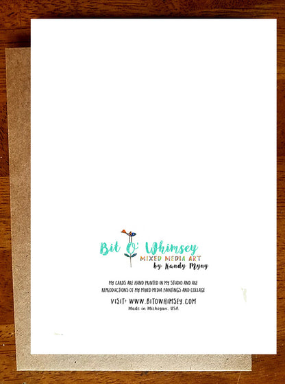 Let it Snow,,,, 5 x 7 Greeting Card