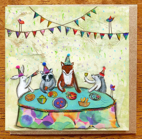 Celebrate good Times.. 5 x 5 greeting card