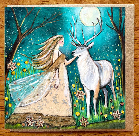 Enchanted Dreams... 5 x 5 greeting card