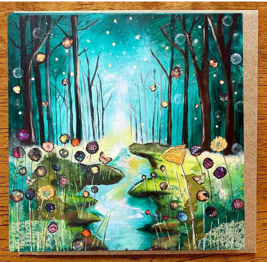 Enchanted Forest...5" x 5" Greeting Card